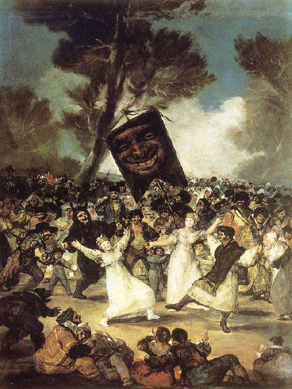 Francisco Goya The Funeral of the sardine France oil painting art